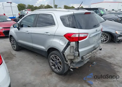2018 Ford Ecosport Titanium z USA, uszkodzony, nr VIN MAJ6P1WL8JC187362